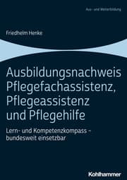 Cover von Ausbildungsnachweis Pflegefachassistenz, Pflegeassistenz und Pflegehilfe