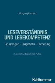 Cover von Leseverständnis und Lesekompetenz