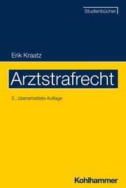 Cover von Arztstrafrecht