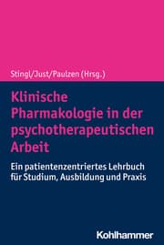 Cover von Klinische Pharmakologie in der psychotherapeutischen Arbeit