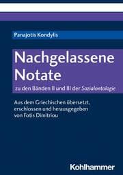 Cover von Nachgelassene Notate