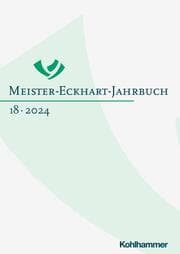 Cover von Meister-Eckhart-Jahrbuch