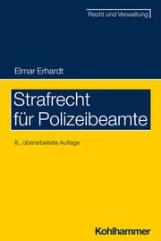 Cover von Strafrecht für Polizeibeamte