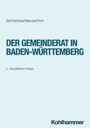 Cover von Der Gemeinderat in Baden-Württemberg