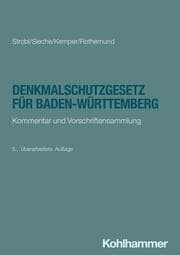 Cover von Denkmalschutzgesetz für Baden-Württemberg