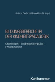 Cover von Bildungsbereiche in der Kindheitspädagogik