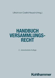 Cover von Handbuch Versammlungsrecht