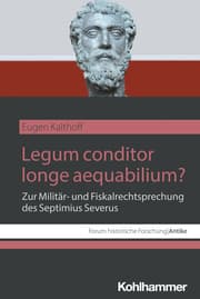 Cover von Legum conditor longe aequabilium?