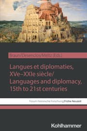 Cover von Langues et diplomaties, XVe-XXIe siècle / Languages and diplomacy, 15th to 21st centuries