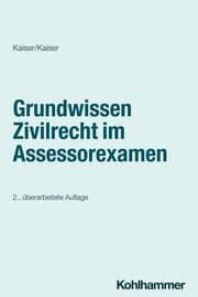 Cover von Grundwissen Zivilrecht im Assessorexamen
