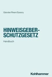 Cover von Hinweisgeberschutzgesetz