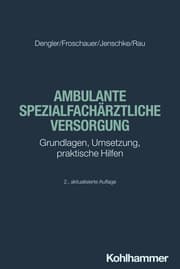 Cover von Ambulante spezialfachärztliche Versorgung