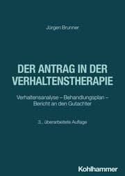 Cover von Der Antrag in der Verhaltenstherapie