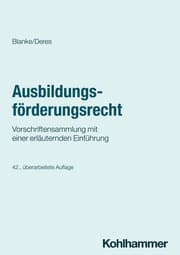 Cover von Ausbildungsförderungsrecht