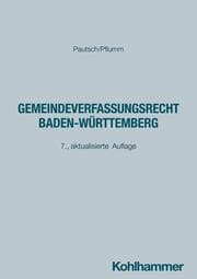 Cover von Gemeindeverfassungsrecht Baden-Württemberg
