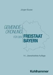 Cover von Gemeindeordnung für den Freistaat Bayern