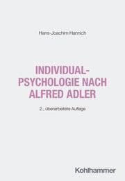 Cover von Individualpsychologie nach Alfred Adler