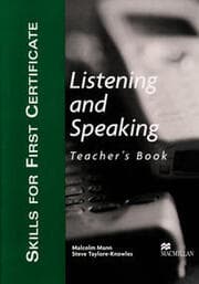 Cover von Skills for First Certificate Listening and Speaking