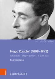 Cover von Hugo Kauder (1888-1972)