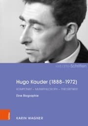 Cover von Hugo Kauder (1888-1972)