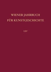 Cover von Wiener Jahrbuch für Kunstgeschichte LXV