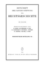 Cover von ZRG Kanonistische Abteilung 102. Band (2016)