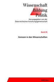 Cover von Grenzen in den Wissenschaften