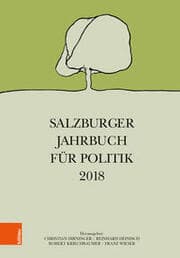 Cover von Salzburger Jahrbuch für Politik 2018