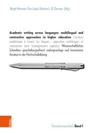 Cover von Academic writing across languages: multilingual and contrastive approaches in higher education