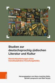 Cover von Studien zur deutschsprachig-jüdischen Literatur und Kultur