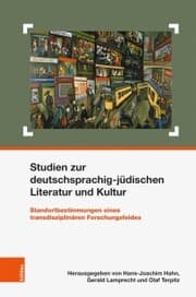 Cover von Studien zur deutschsprachig-jüdischen Literatur und Kultur