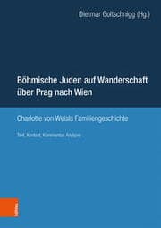 Cover von Böhmische Juden auf Wanderschaft über Prag nach Wien