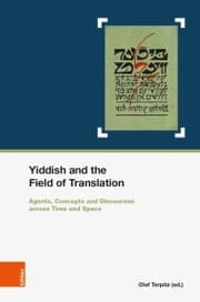 Cover von Yiddish and the Field of Translation