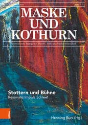 Cover von Maske und Kothurn 2020 Jg. 66, Heft 1-2