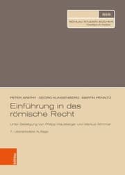 Cover von Einführung in das römische Recht