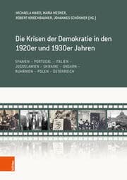 Cover von Die Krisen der Demokratie in den 1920er und 1930er Jahren