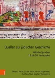 Cover von Quellen zur jüdischen Geschichte im Heiligen Römischen Reich und seinen Nachfolgestaaten