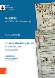 Cover von Studien zur Alten Musik in klösterlichen Archiven