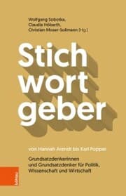 Cover von Stichwortgeber von Hannah Arendt bis Karl Popper