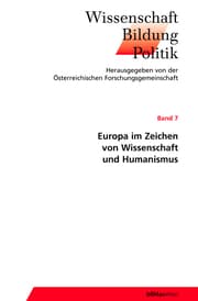 Cover von Europa im Zeichen von Wissenschaft und Humanismus