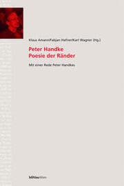 Cover von Peter Handke. Poesie der Ränder