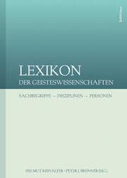 Cover von Lexikon der Geisteswissenschaften