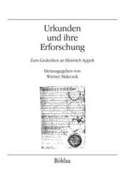 Cover von Urkunden und ihre Erforschung