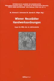 Cover von Wiener Neustädter Handwerksordnungen