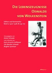 Cover von Die Lebenszeugnisse Oswalds von Wolkenstein