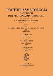 Cover von Osmotischer Wert, Saugkraft, Turgor Plasmoptyse Plasmorrhyse Plasmoschisen
