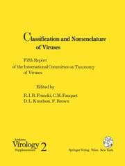Cover von Classification and Nomenclature of Viruses
