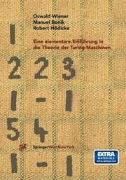 Cover von Eine elementare Einführung in die Theorie der Turing-Maschinen