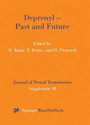 Cover von Deprenyl Past and Future