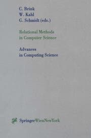 Cover von Relational Methods in Computer Science